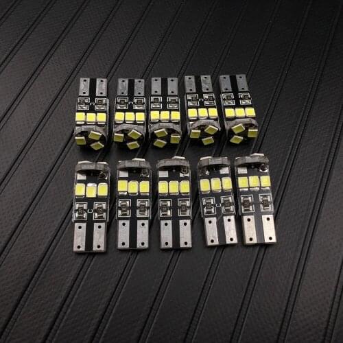 Canbus T10 W5W High Power Bulb 2835 9SMD LED Light Error Free Wedge Bulb License Plate Lamp