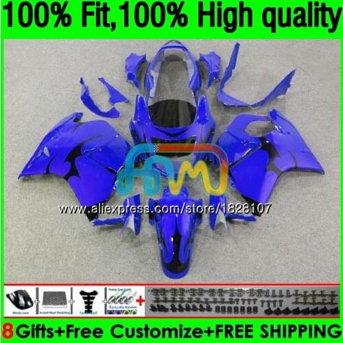 CBR1100 Blue&flames XX For HONDA Blackbird CBR 1100XX 02 03 05 06 07 132BS.26 CBR1100XX 2002 2003 2004 2005 2006 2007 Fairings