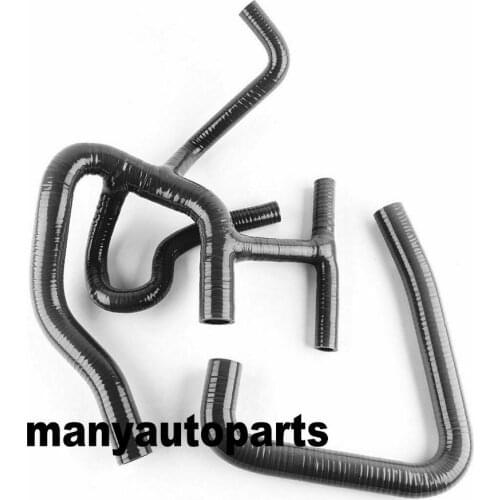 For ROVER MINI COOPER S MPI 1275/1.3L 97-01 SILICONE RADIATOR COOLANT HOSE black