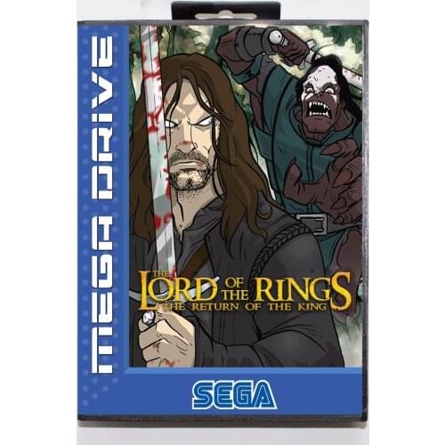The Lord Of The Rings16 bit MD Game Card With Retail Box For Sega Megadrive/Genesis