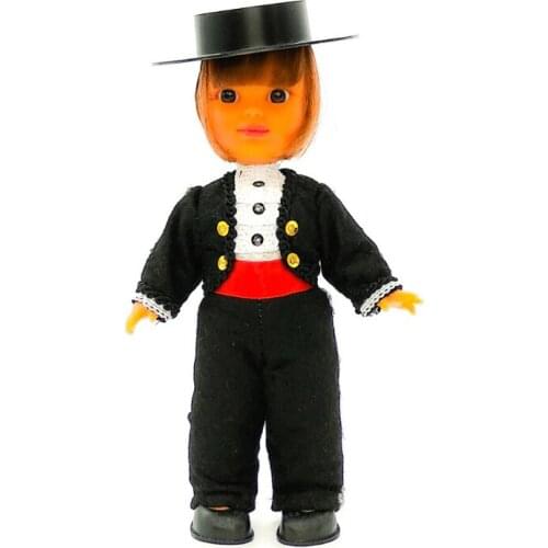 Lovedoll collection 25 cm typical Andalúz hat cordovan Cordoba. Manufactured in Spain by Folk crafts. Gift