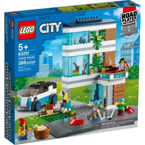Lego City 60291 Family House great birthday gift kids playset fun 388 pcs children toys enjoy build and play imaginative young