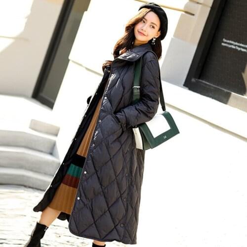 Duck 90% Down Jackets Winter Coat Women Clothes 2020 Female Korean Long Coats Women Vintage Parka Abrigo Mujer MY1481 s