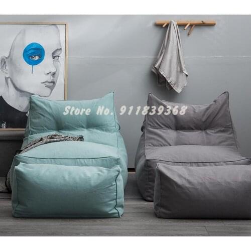 Lazy sofa tatami single bean bag recliner balcony lounge chair bedroom small sofa chair small apartment lazy chair