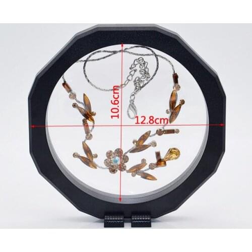 Hot Selling Membrane Earring Ring Necklace Display Holder Gift Packaging Box Protect Jewellery Floating Presentation Organizer