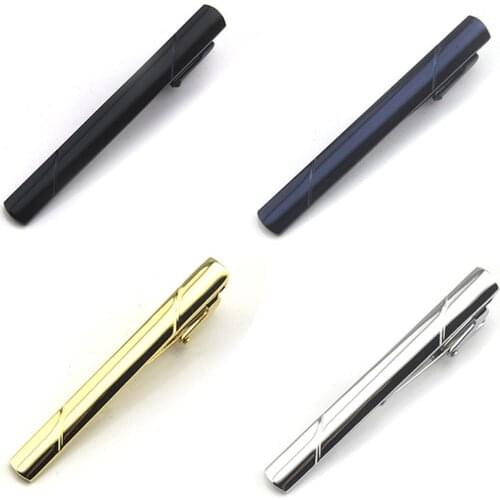 Men Classic Twill Tie Clip Clasps Wedding Party Mens Simple Gift Present BWTZF0006
