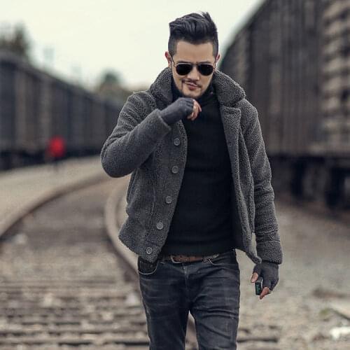 2020 Autumn Winter Mens Fashion Men Jackets Down Coats Cashmere Thick Coats for Men Short Design