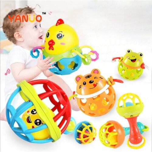 Baby Toys 3-24 Months Toddler Toys Newborn Baby Musical Rattle Toddler Kid Cartoon Teether Stick Early Learning Toy Baby Toys