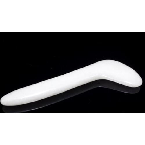 Natural White Onxy Reinforced Bar Point Shu By The Great Beauty Facial Eye Massage Scrapping Plate Body Pencil
