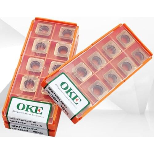 OKE SEKT1204-OPM OP1205H / SEKT1204-OPM OP1215 / SEKT1204-OPR OP1205H / SEKT1204-OPR OP1215 CNC carbide inserts 10PCS/BOX