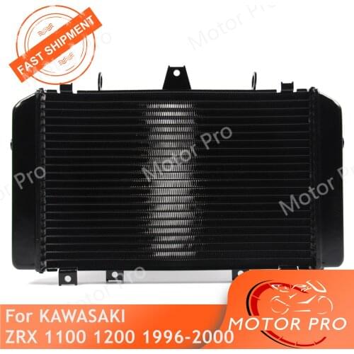 Motorcycle Radiator ZRX 1100 1200 1996 - 2000 Cooling water Cooler Accessories For Kawasaki ZRX1100 ZRX1200 1997 1998 1999