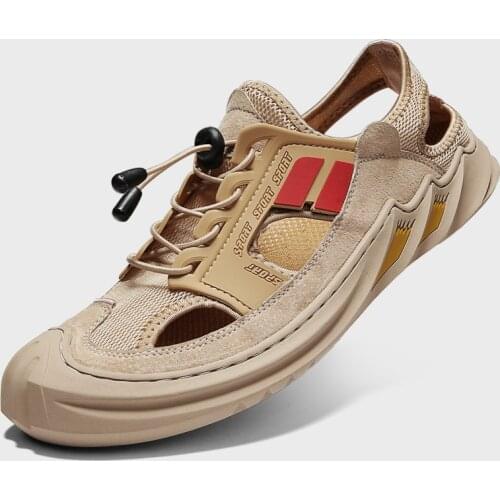 Sandalias zapatos for slippers sandles couple fashion summer de men sandals mujer mens trainers water flip Man male red mesh