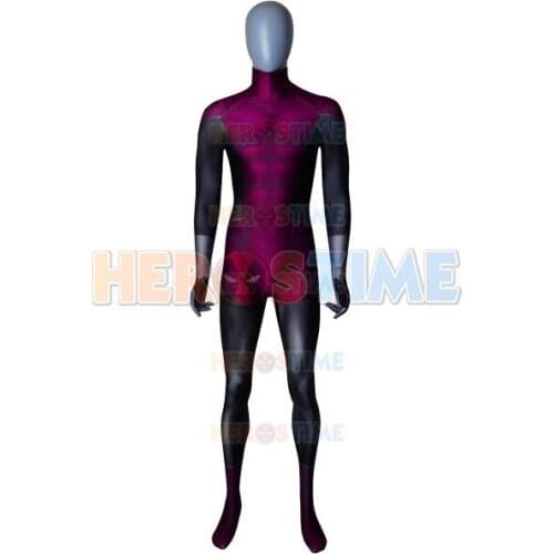 Custom Made Beast Boy Comics Superhero Costume Spandex Printed Zentai Suit Halloween Party Revelry Cosplay Bodysuit