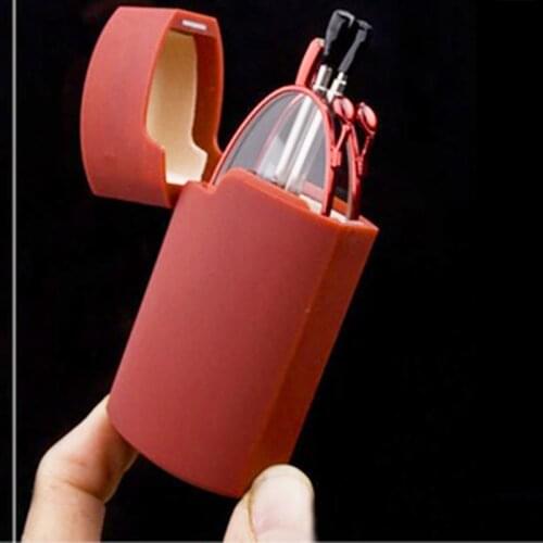 Portable Folding Reading Glasses with Case Men Women Anti Blue Light alloy Telescopic Rotation Presbyopia Glasses Ultralight