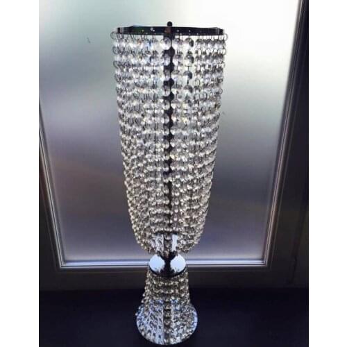 Wedding Arcrylic Table centerpiece 80cm(H) Wedding flower vase Party decoration 2pcs/lot