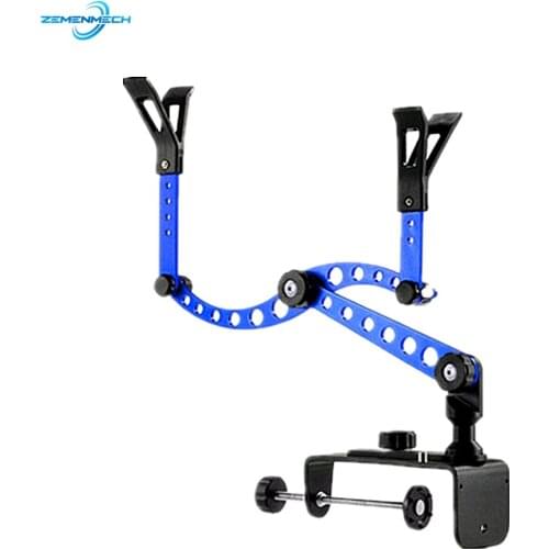 Zemenmech Aluminium Alloy Raft Fishing Sea Boat Fishing Rod Rack Holder Bracket Support Pole Clamp Clip Stander Boat Accessories