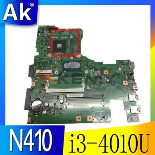 Akemy 48.4L106.011 laptop motherboard for lenovo N410 14 inch SR16Q i3-4010U GT 720M HD 4400 Mainboard works