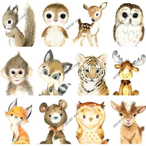 Diamond Mosaic Animals Portrait Diamond Painting DIY Embroidery Full Drill Yellow Tiger Owl Home Decoration Cross Stitch Kits