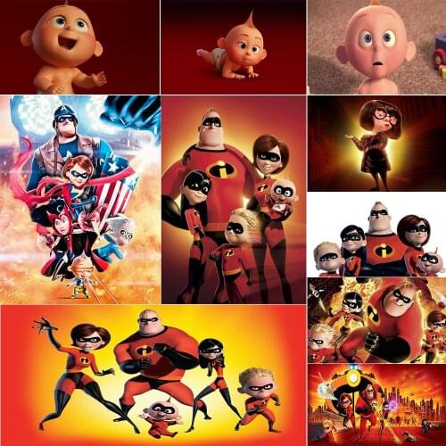 Disney 5D DIY Diamond Painting "superman Baby" Cartoon Character Brand New Rhinestone High-quality Decorative Painting