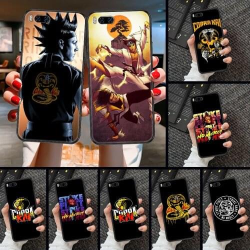 Cobra Kai Phone case For Xiaomi Mi Max Note 3 A2 A3 8 9 9T 10 Lite Pro Ultra black pretty waterproof art coque painting back 3D