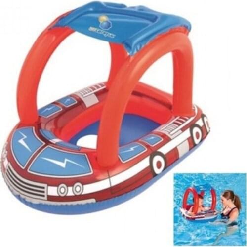 Car Shaped With Canopy Baby Boat
