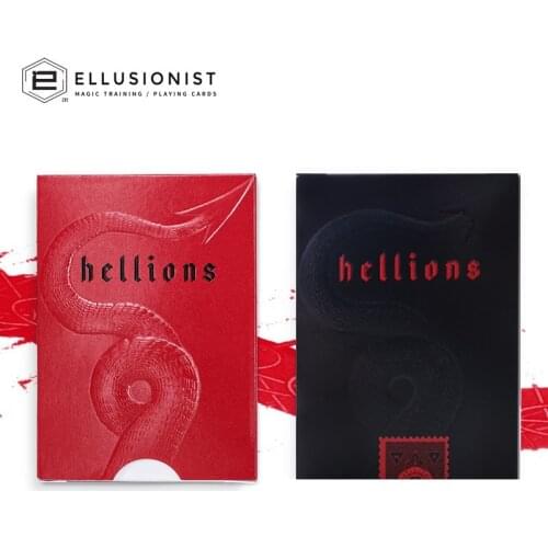 Ellusionist Madison Hellions Playing Cards Bicycle Deck Poker Size USPCC Magic Cards Magic Tricks Magic Props