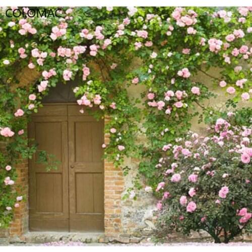 Colomac Custom European Style KOL Photo Background Wallpaper 3D Romantic Flower Mural Wall Decoration Bedroom Drop Shopiping