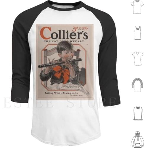 Boy Playing Flute Hoodies Long Sleeve Vintage Classic Boy Child Music Flute Playing Music Musical Instrument Musical