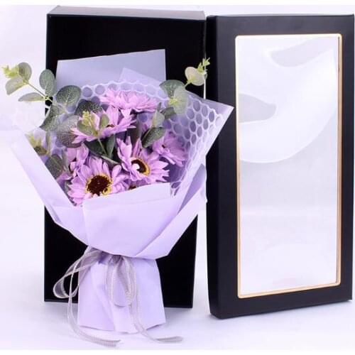 Artificial Flower Handmade Hydrangea Soap Flowers Hydrangea Fake Flower Christmas Gift Box Dotted Flower Accessories Supplies