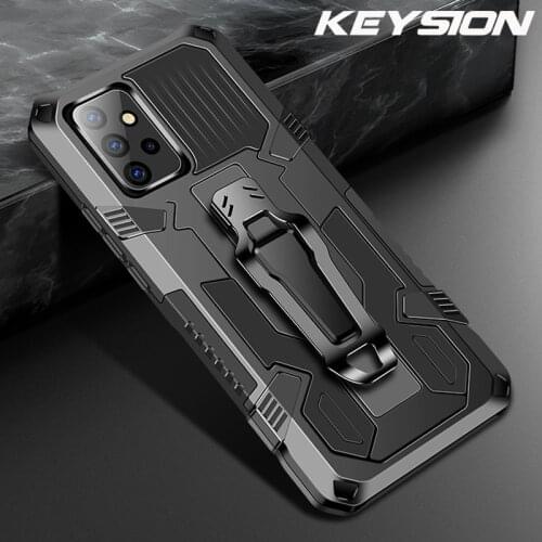 KEYSION Shockproof Case for Samsung A52 5G A72 A42 A32 A12 A02S Silicone Phone Back Cover for Galaxy S21 Ultra S20+ Note 10 Plus