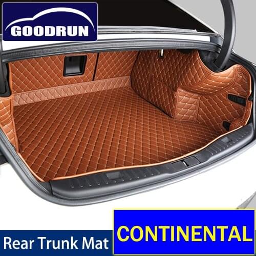 For Lincoln CONTINENTAL High Quality Leather Full Set Interior Accessories Custom Waterproof Boot Carpets Cargo Liner Trunk Mat