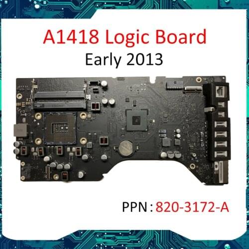 661-7417 A1418 MOTHERTBOARD FOR IMAC Early 2013 i3 3.3Ghz A1418 820-3172-A Logic board motherboard mainboard system board
