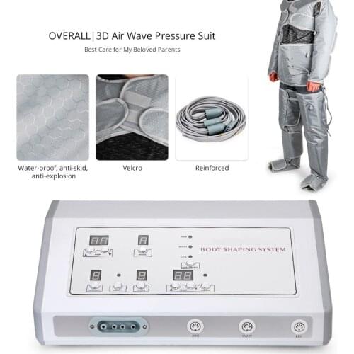 Heating Air Wave Pressure Body Slimming Weight Loss Detox Machine Body Muscle Relax Pain Reduce Beauty Salon Machine