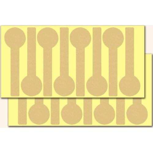 40pcs/lot Vintage Blank Long lollipop design Kraft paper Sticker for Handmade Products baking Gift seal sticker label