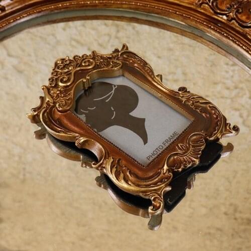 European Style Retro Photo Wall Resin Photo Frame Decoration Hanging Wall Photo Studio Wedding Photo Shooting Decoration