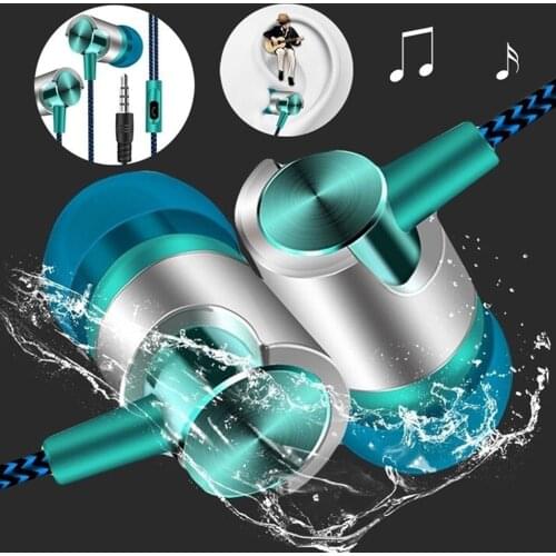 Earphones 3.5mm In-Ear 1.2m Wired Control Sport Headset Wired Headphones For Huawei Honor Smartphone With Microphone