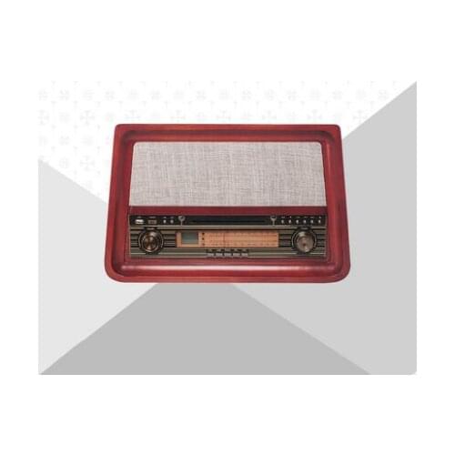 New 9X phonograph, vinyl record player, desktop phonograph radio, bluetooth audio CD playback listen to a variety of sound eff