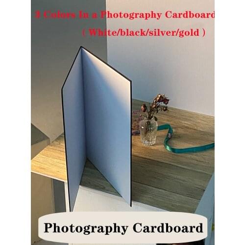 Reflector For Photo The Fill Light Photography Cardboard White Black Silver Gold Props For Photo Studio Photozone Decoration