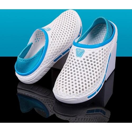 ZEEKSON 2021 New Style Youth Male Lazy Set Foot Sandals Student Lightweight Sandals Male Summer Seaside Waterproof Slippers