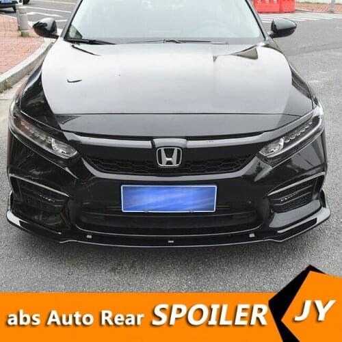For Honda INSPIRE Body kit spoiler 2018-2019 For INSPIRE DC ABS Rear lip rear spoiler front Bumper Diffuser Bumpers Protector