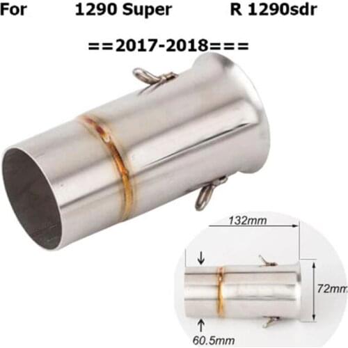 Motorcycle Exhaust Pipe Middle Pipe Link Pipe Connection Stainless Steel For 1290 Super for R GT
