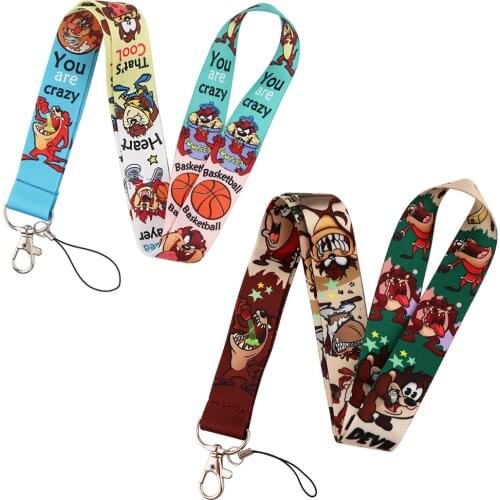 YL839 New Monster Anime Neck Straps lanyard Keychain ID Card Pass Gym Mobile Phone Key Ring Badge Holder Kids Gifts Accessories