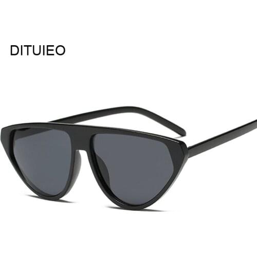 Retro Cat Eye Sunglasses Women Oversized Frame Triangle Sun Glasses Female Eyewear Oculos De Sol Feminino Lunette Soleil
