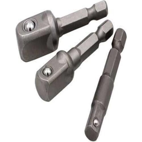 3 шт. шестигранный хвостовик, гаечный ключ, электродрель, гнездо, адаптер, удлинитель, набор адаптеров 1/4 3/8 1/2, отвертка, ин