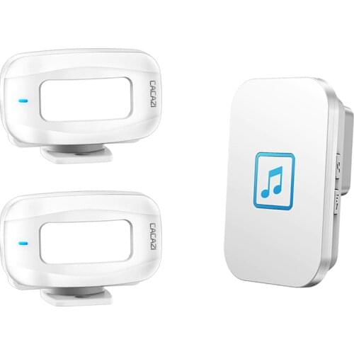 CACAZI Wireless PIR Motion Detector Security Alarm Doorbell 433Mhz Infrared Remote Control Shop Welcome Home Sensor Door Bell