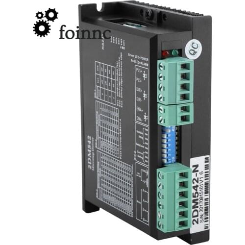 2DM542-N Stepper Motor Controller Leadshine 2-phase Digital Stepper Motor Driver 18-48 VDC Max. 4.2A for 57 86 Series Motor