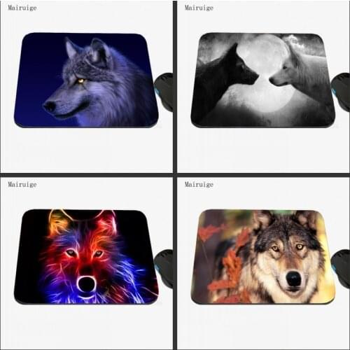 Mairuige Wolf Pattern Mousepad 220x180x2MM Anti-Slip Laptop Computer Animal Printing Mouse Pad Gaming Mouse Mice Pad Mat