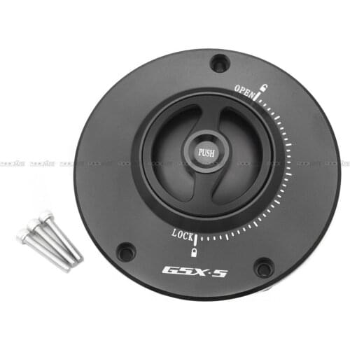 Motorcycle Gas Fuel Petrol Cover For SUZUKI GSX-S750 2015-2019 GSX-S1000 2016-2019 Push to Lock Keyless Fuel Tank Cap