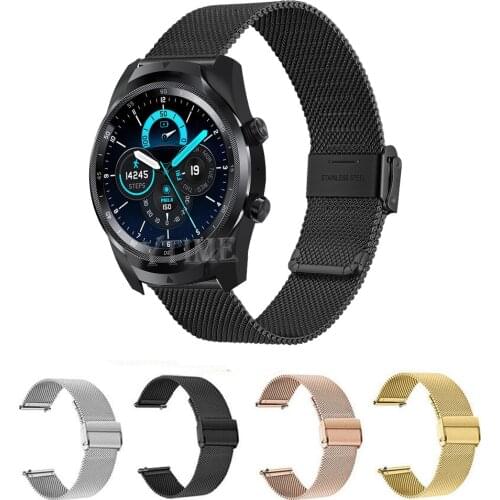 Strap For TicWatch Pro 2021 / GTX Metal Band Bracelet For TicWatch Pro 3 2020 Wristband S2 E2 Smartwatch Watchband Accessories