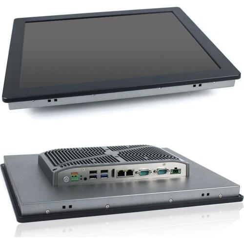 Industrial pc i7 8565U 8 Gen CPU resistive touch embedded computer USN/HD-MI/RS232 422 485/LAN for windows 10 11